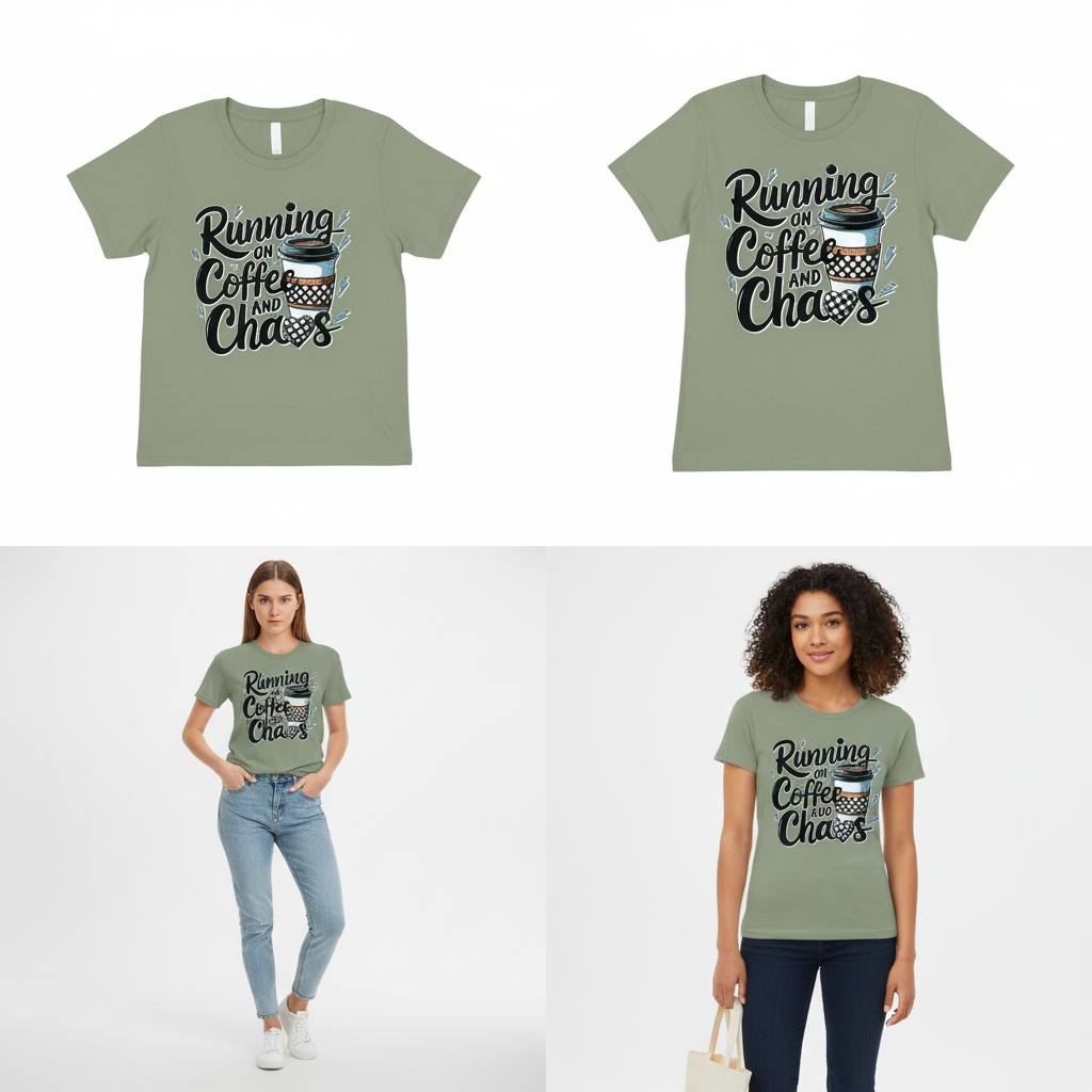 Running on Coffee & Chaos Tee