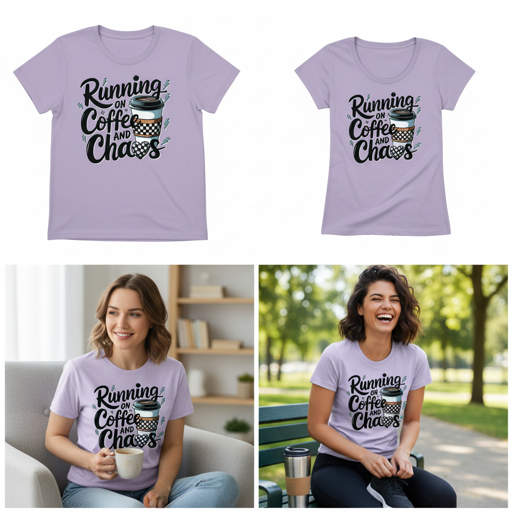 Running on Coffee & Chaos Tee
