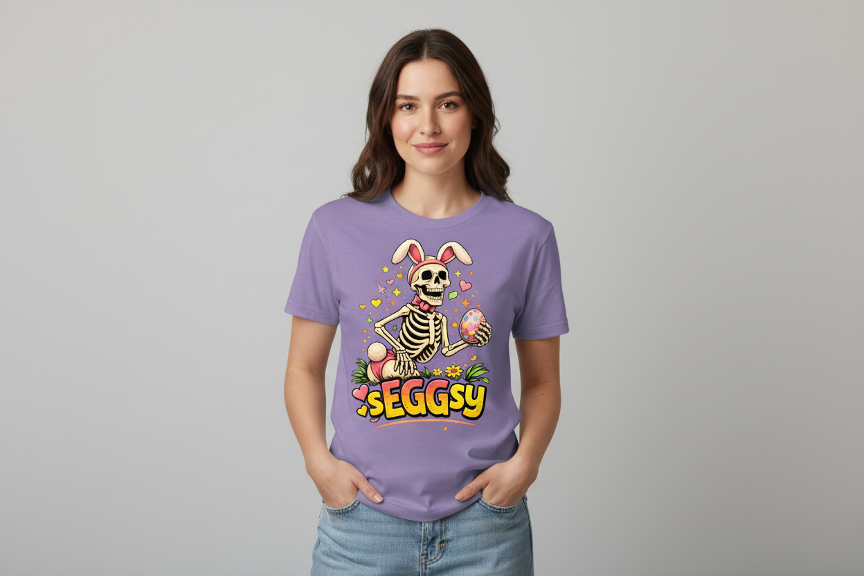sEGGsy Skeleton Easter Shirt