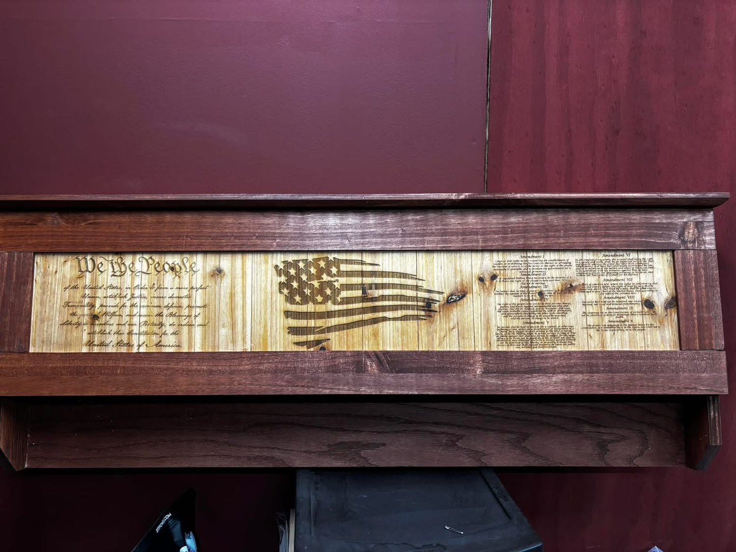 Custom Concealment Coat rack