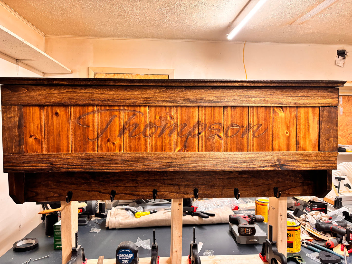 Custom Concealment Coat rack