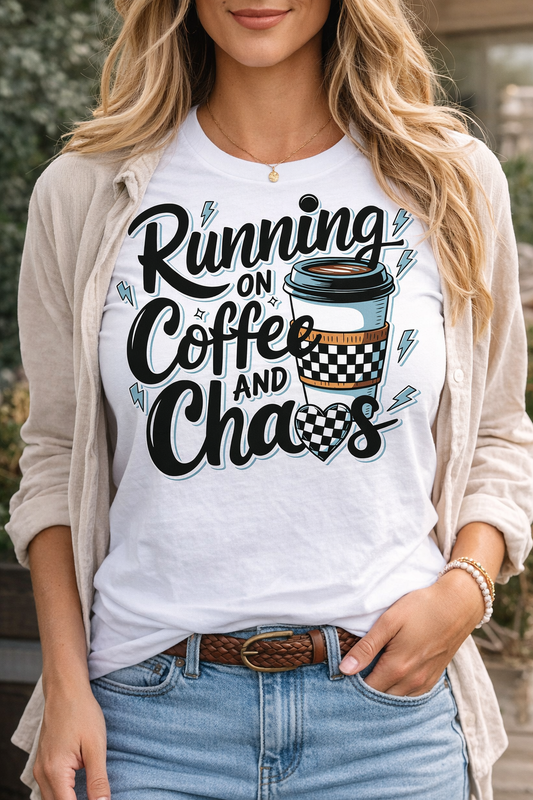 Running on Coffee & Chaos Tee