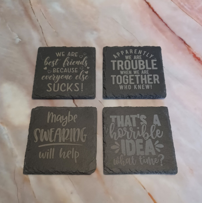Slate Coasters (Square)
