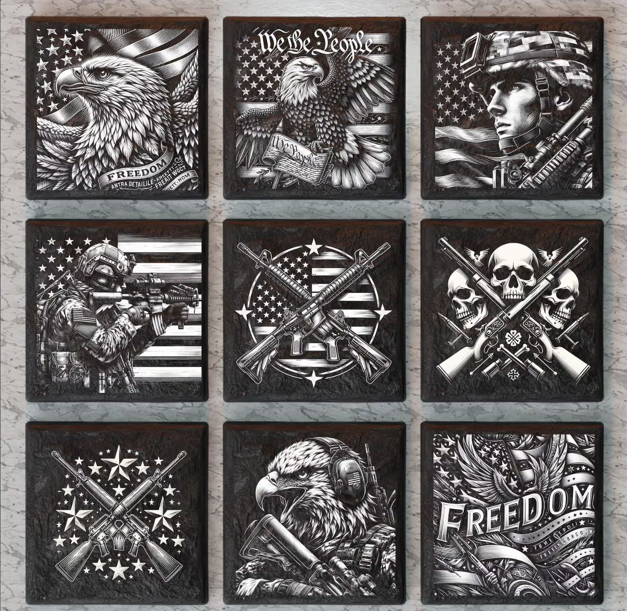 Slate Coasters (Square)