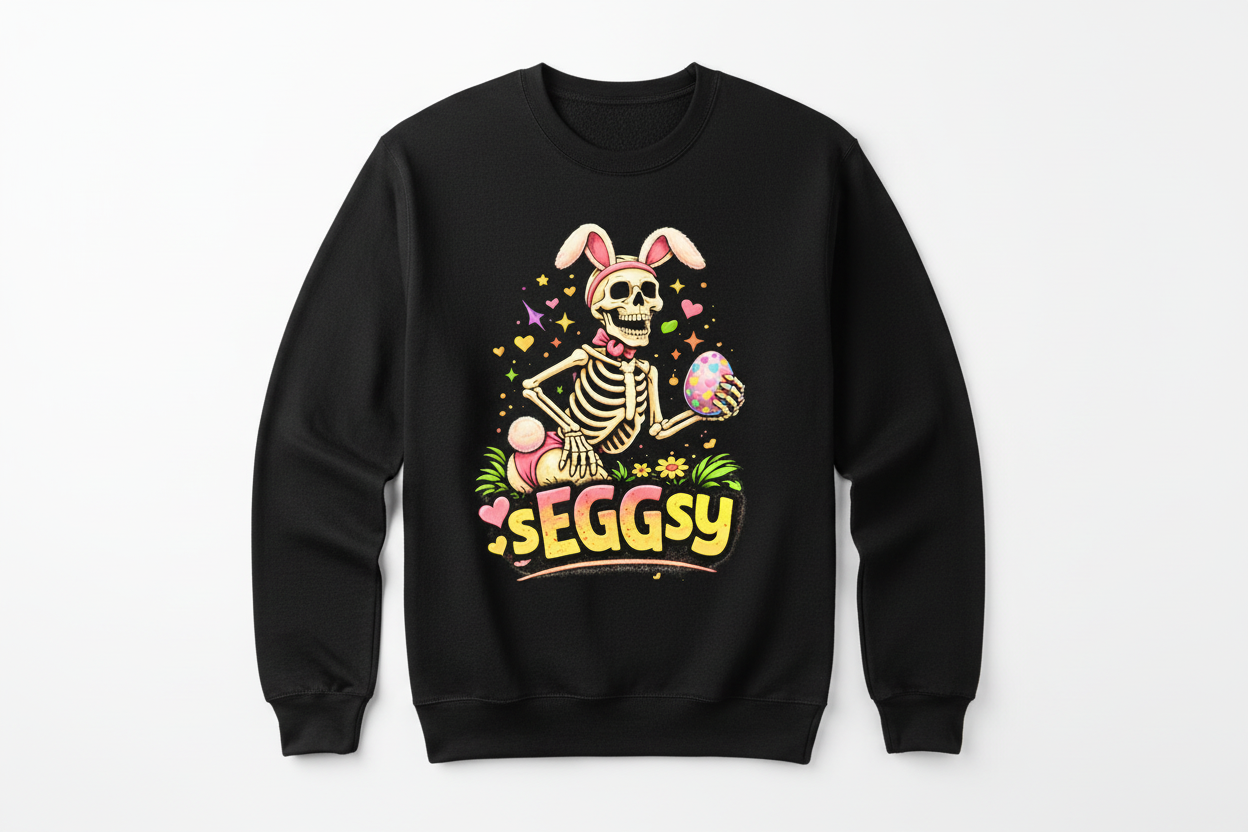 sEGGsy Skeleton Easter Shirt